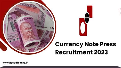 Currency Note Press Recruitment 2023 Notification Out for 117 Vacancies ...