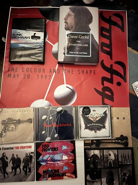 All of my Foo Fighters merchandise (including a custom print of an old ...