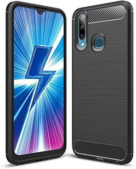 ClickAway Back Cover for Vivo Y19 |Rugged Brushed Hybrid Protective ...