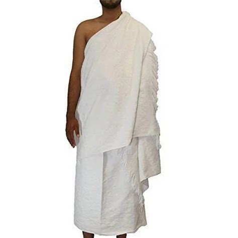 Hajj Ihram Towel - White Cotton Hajj Ihram Towel Manufacturer from Tiruppur