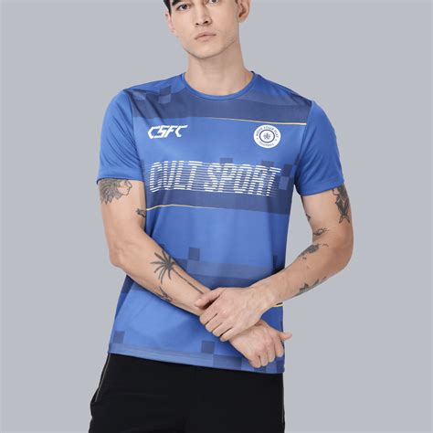 Buy Dugout Sleek Blue Relaxed Tee Online in India | Cult Store