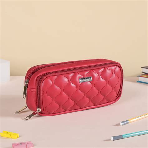 Multipurpose Stationery Bag Red Online - Premium Travel Kit | Nestasia
