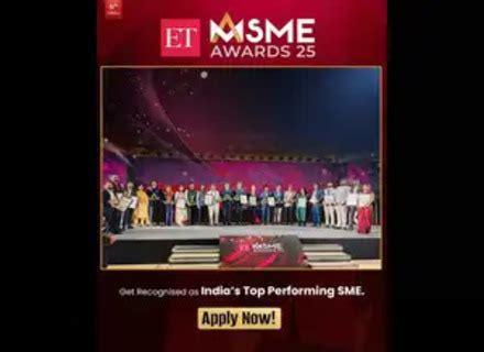 ET MSME Awards 2025 | Where vision meets achievement