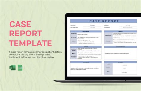 Case Report Template in Excel, Google Sheets - Download | Template.net