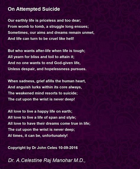 Sad Suicide Poems The Rebel Lounge