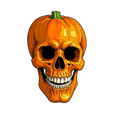 Halloween scary ghost pumpkin | Premium AI-generated vector