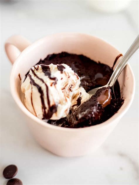 Easy Microwave Mug Brownie - Spoonful of Flavor