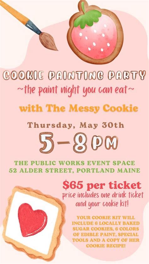 Summer Themed Cookie Painting Class with The Messy Cookie!, The Public ...