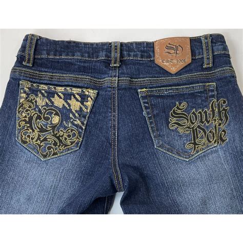 Southpole Women's Blue Jeans | Depop