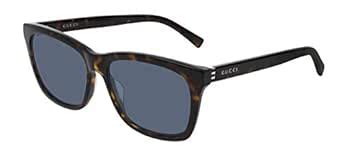 Buy Gucci sunglasses (GG-0449-S 003) - lenses, Havana / Light Blue ...