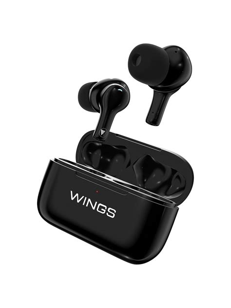 WINGS Bassdrops 100 with Active Noise Cancellation Bluetooth Headset ...