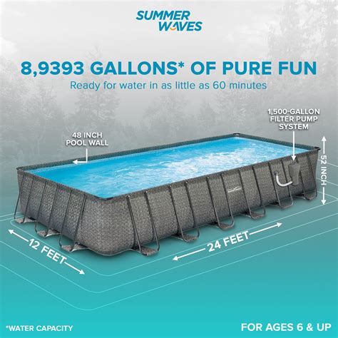 Rectangle Above Ground Swimming Pool