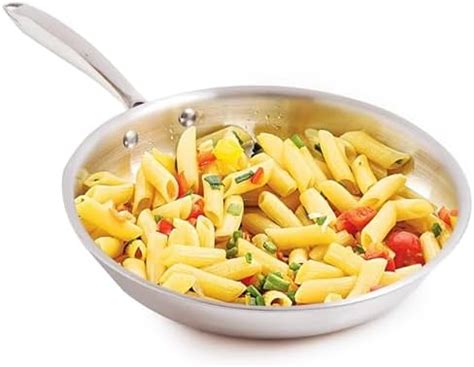 Buy Hawkins 24 cm Frying Pan, Triply Stainless Steel Fry Pan with Glass ...