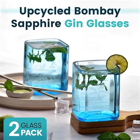 Kavi Bombay Sapphire Glasses (Set of Two) – Kavi The Poetry-Art Project