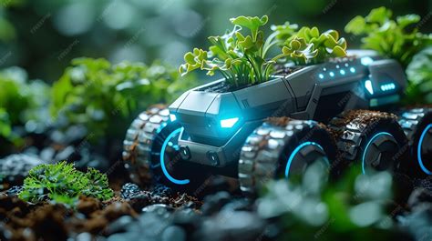 Agriculture robotic and autonomous car working in smart farm | Premium ...