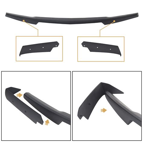 Buy ECOTRIC Rear Spoiler & Side Winglets Compatible with 2014-2019 ...