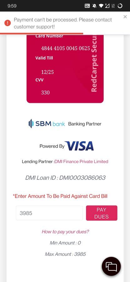 Redcarpet — Not able to make payment I am requesting them to look into ...