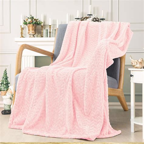 Amazon.com: inhand Super Soft Pink Cute Throw Blanket, Cozy Plush ...
