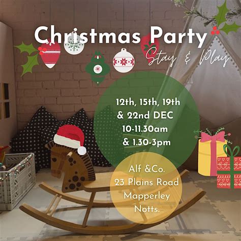 Christmas Party at Stay & Play - Xmas Play Session for Newborn ...