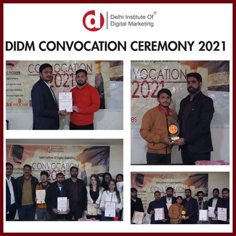 DIDM CONVOCATION CEREMONY DECEMBER 2021 RECALLS THE STUDENT'S JOURNEY ...