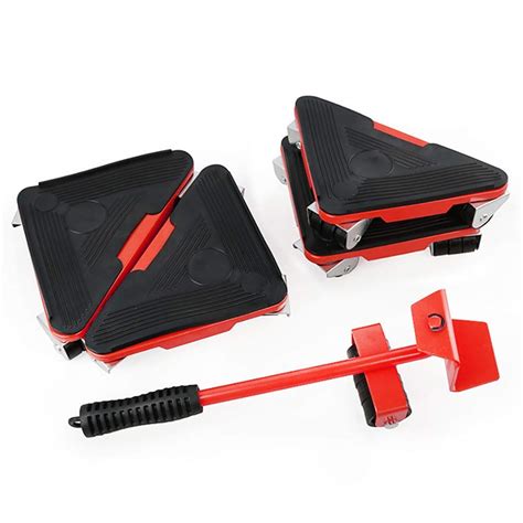 Upgrade Heavy Duty Furniture Lifter with Triangle Moving Sliders Mover ...
