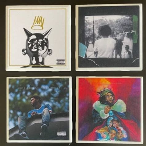 J Cole Album Cover Coasters - Etsy