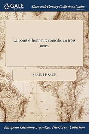 Buy Le Point D'Honneur: Comedie En Trois Actes Book Online at Low ...