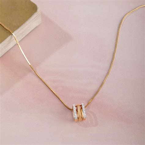 Dual Sparkle Gold & Diamond Pendant