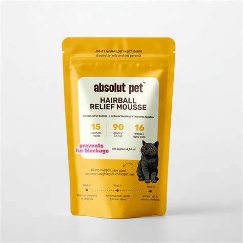 Hairball Relief Mousse | #1 Hairball Relief Mousse for Cats – Absolut ...