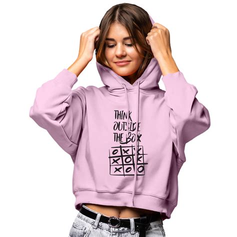 XO Outside The Box Cropped Hoodie – Dudeme