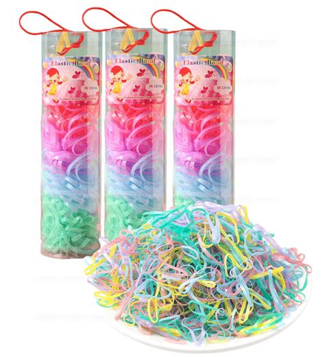 FunBlast Rubber Bands for Girls – Hair Rubber Band, Hair Accessories ...