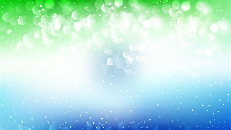 Blue Green Lights Background