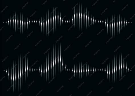 Premium Vector | Sound wave rhythm abstract music pulse background ...
