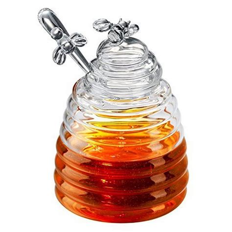 Artland Honey Bee Pot with Dipper(Gift Boxed), Clear : Amazon.in: Home ...