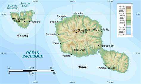 Tahiti French Polynesia In World Map at Adam Grammer blog