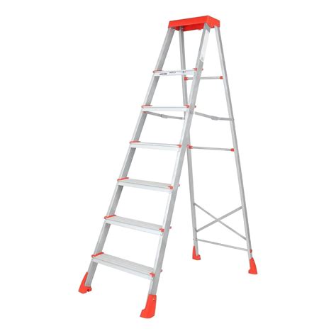 PARASNATH 6 Step EasyDay Folding Ladder – Durable Aluminium Step Ladde