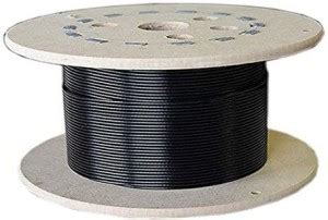 TAC Gi Wire rope PU Coated Black for Gym Machine 5mm x 50Mtr Black ...