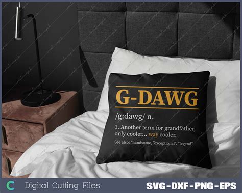G-DAWG definition Fathers day gift Grandpa gift SVG PNG Cutting Printa ...