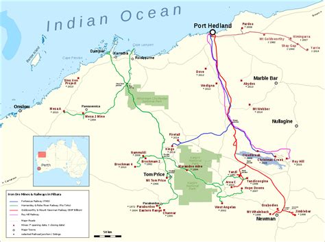 Iron ore mines in the Pilbara region, Western Australia | Port hedland ...