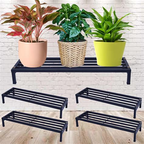 D&V Engineering Heavy Duty Metal Plant Stand | Flower Pot Stand for ...