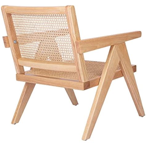 GOOLON Rattan Chair Rattan Mesh Upholstered Accent India | Ubuy