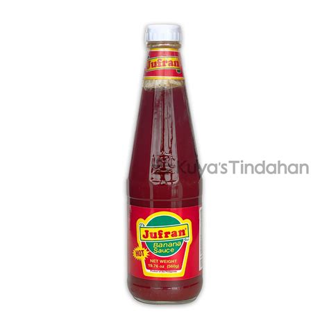 Jufran HOT Banana Sauce 560g (large) - Grocery from Kuya's Tindahan UK