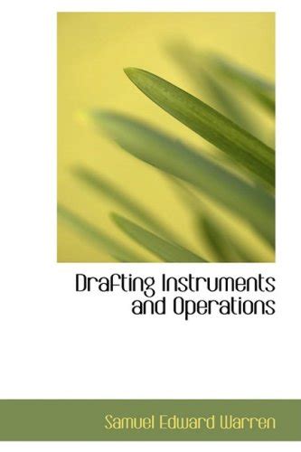 Buy Drafting Instruments and Operations Book Online at Low Prices in ...