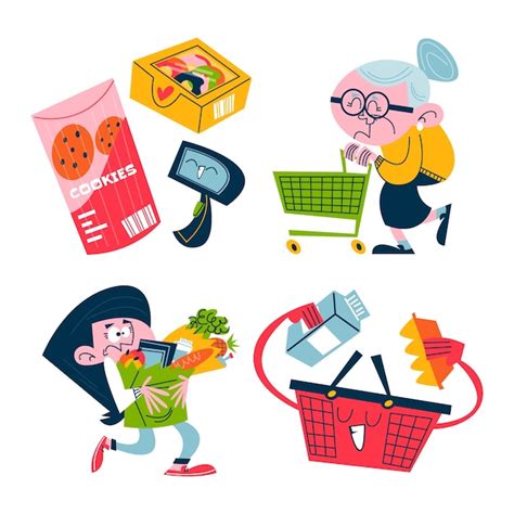 Go to the Market Cartoon 的图像结果