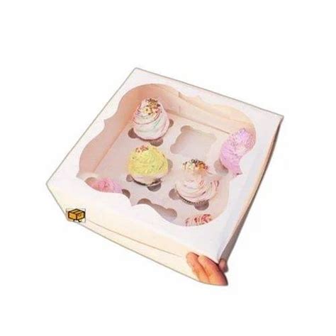 Window Cupcake Box - 6 Cavity White Cloud Window Manufacturer from New ...
