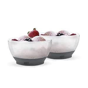 Host Ice Cream Freeze Bowl Set of 2 Double Walled Insulated Freezer Gel ...