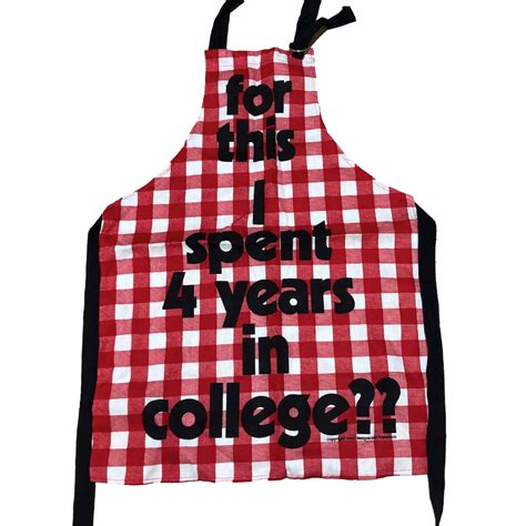 70s Now Designs SAN FRANCISCO メッセージ エプロン チェッカー for this ~ | BACK IN THE ...