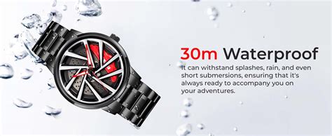 Buy SKMEI Men’s Car Wheel Watch with Spinning Rim Hub Design ...
