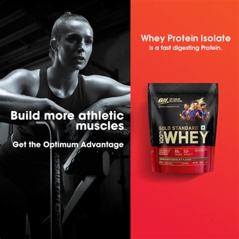 Optimum Nutrition (ON) RCB Limited Edition Gold Standard 100% Whey ...