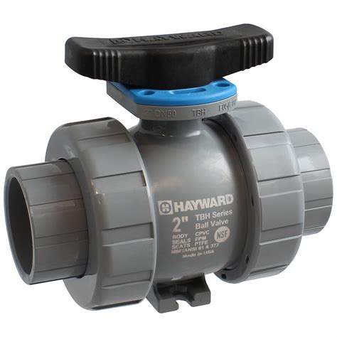 HAYWARD FLOW CONTROL, 2 1/2 in, PVC, Manual Two-Way Ball Valve - 797ZL1 ...